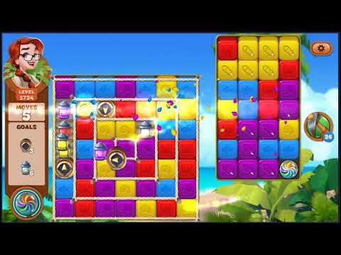 Lost Island Blast Adventure Level 1734 - NO BOOSTERS 🏝️ | SKILLGAMING ✔️