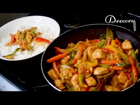 Stir-fried Chicken with Vegetables