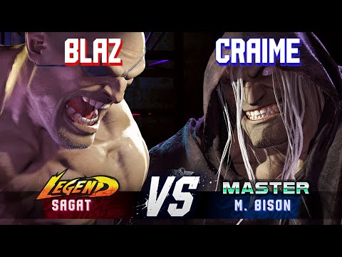 SF6 ▰ BLAZ (Sagat) vs CRAIME (M.Bison) ▰ High Level Gameplay