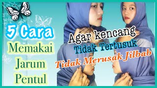 Download lagu Cara Memakai Jarum Pentul Agar Kencang Tidak Tertusuk dan Tidak Merusak Jilbab #NMY mp3