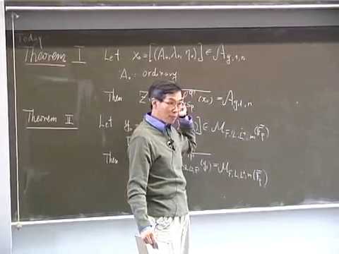 SummerSchool 20060811 1130 Chai - Proof of the Grothendieck conjecture
