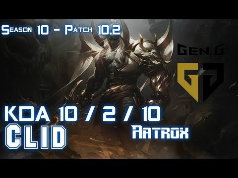 Gen Clid AATROX vs ORNN Top - Patch 10.2 KR Ranked