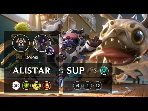 Alistar Support vs Thresh - KR Challenger Patch 9.5