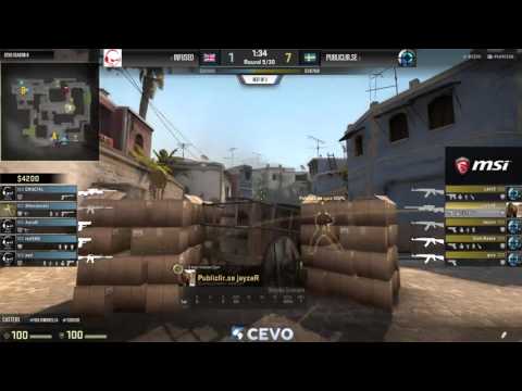 Infused vs Publiclir Game 1 (CEVO-M CS:GO Season 8) - Helium & Launders