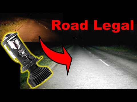 LED Headlight Conversion Review using an H4 LED Headlight Projector