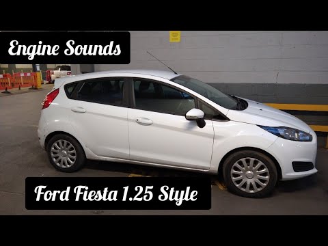 Ford Fiesta 1.25 Style Engine Start Up and Sound 2014 model 47k miles