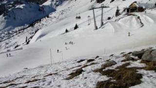 preview picture of video 'Skiing above Braunwald, Switzerland'