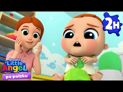 Jak korzystać z nocnika | Piosenki Dla Dzieci 👼🏻 Little Angel Po Polsku 2 godziny