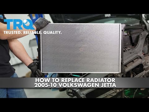 How To Replace Radiator 2005-10 Volkswagen Jetta