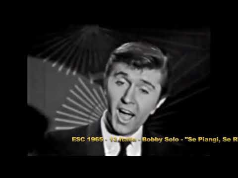ESC 1965 - 13 Italy - Bobby Solo - "Se Piangi, Se Ridi" - 15p 5/18