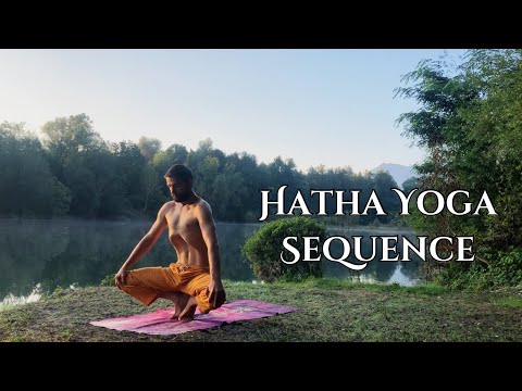 Hatha Yoga Sequence | Surya Namaskar, Inversions, Backbends, Ajagari & more