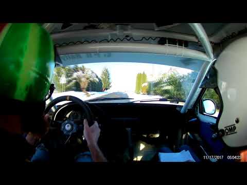 29 Rajd Podkarpacki Krosno 10-12-2017 Sokołowski / Pomprowicz PS 3 - Bajdy