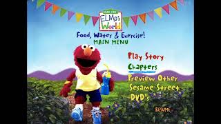 Elmos World: Food Water and Exercise! - DVD Menu W