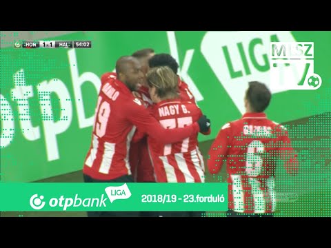 Holender Filip gólja a Budapest Honvéd – Szombathelyi Haladás mérkőzésen