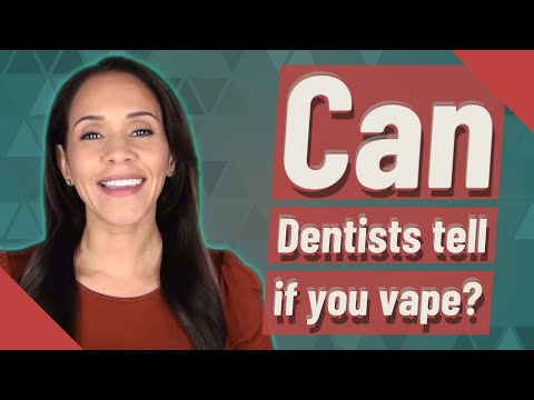 2nd YouTube video about how can dentist tell you vape