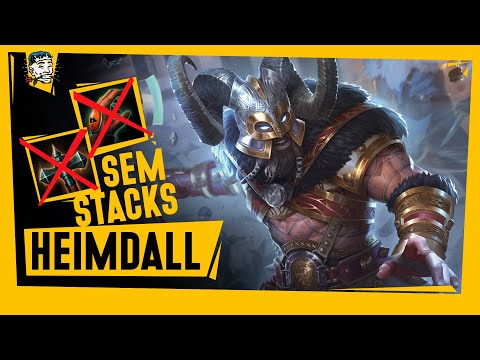 😏 BUILD SEM STACKS, SERÁ QUE DEU BOM? - HEIMDALL ADC - SMITE - gameplay PT-BR 2019 - PS4/PC