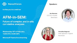 AFM-in-SEM: Future of complex and in-situ correlative analyses