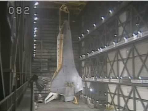 STS-133 Shuttle Discovery vertical VAB Timelapse