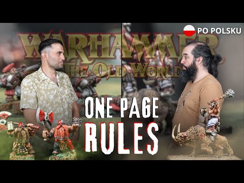 Warhammer OLD WORLD ale to One Page Rules Regiments INTRO | Warband Tv