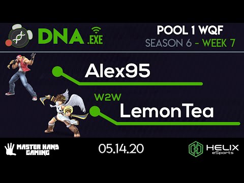 DNA.EXE S6:W7 - Alex95 (Terry) Vs. W2W | LemonTea (Pit, Fox) - Pool 1 WQF