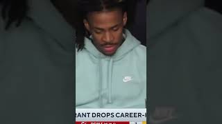 Ja Morant speaks after dropping career-high 52 points 😳🔥 #shorts