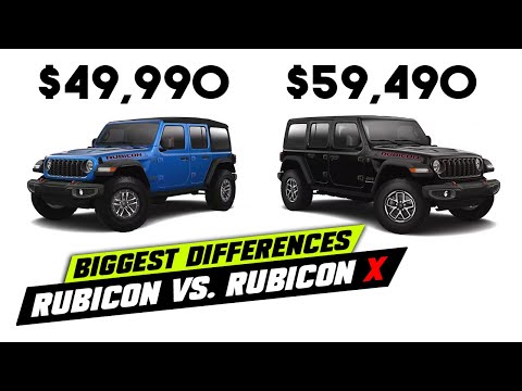 2024 Jeep Wrangler Rubicon vs. Rubicon X
