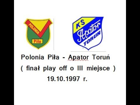Polonia Piła - Apator Toruń  ( finał play off o III miejsce)  19.10.1997 r.