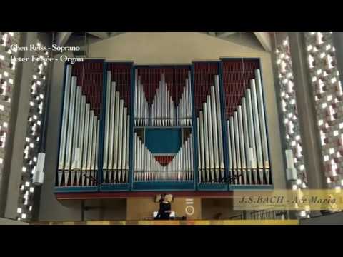 J.S.BACH - Ave Maria // Chen Reiss Soprano - Peter Frisée Organ
