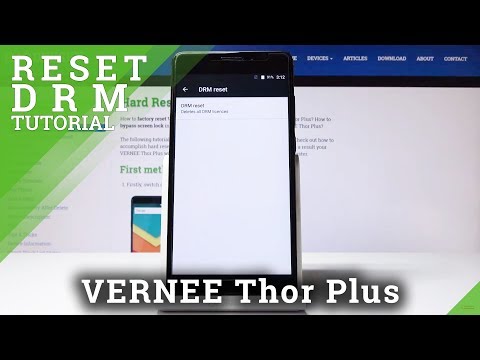 How to Reset DRM in VERNEE Thor Plus - Remove DRM Licenses