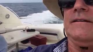 Blasting around outside the Intercostal  near Hillsboro Inlet in a 60' Sunseeker Predator