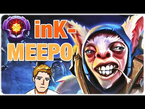 inK MEEPO Amazing Gameplay TOP 1 Master Tier Meepo Spammer Dota 2