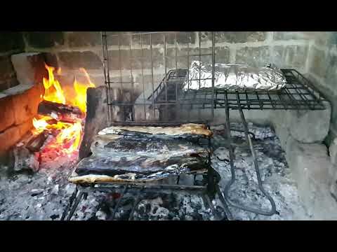 South African snoek braai