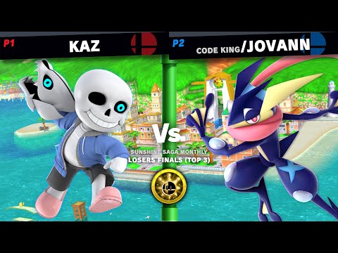 Sunshine Saga (Singles) / KAZ (SANS [Mii Gunner], Mr. G&W) Vs. code king | Jovann (Greninja) (LF)