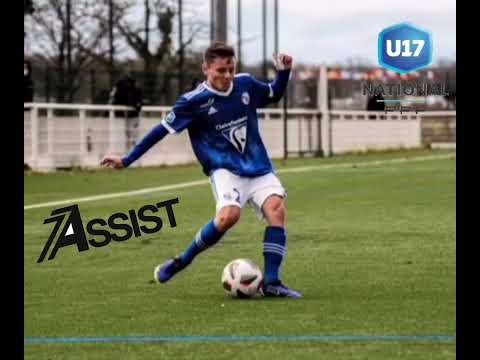 Passe décisive de Gianni D'Angelo avec RC Strasbourg Alsace face au AS Nancy Lorraine U17