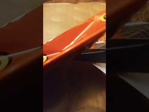 cutting a Reese's peanut butter six-pack package #shorts #cut  #cutting