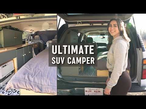 Unique SUV Camper Conversion (2 Years Later) | FULL TOUR