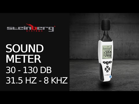 vídeo - Sonómetro - de 30 a 130 dB