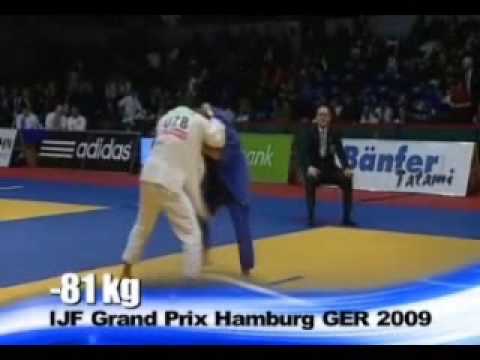JUDO 2009 Grand Prix Hamburg: Sirazhudin Magomedov (RUS) - Shokir Muminov (UZB)