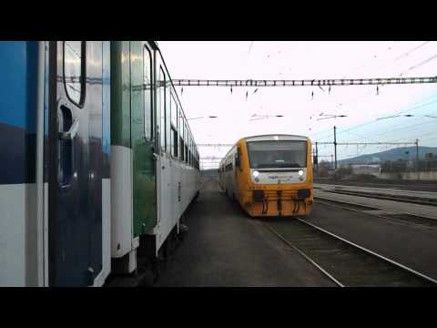 Odjezd vlaku Os 17613 (ČD 814.123) - Chomutov, 22. 4. 2013