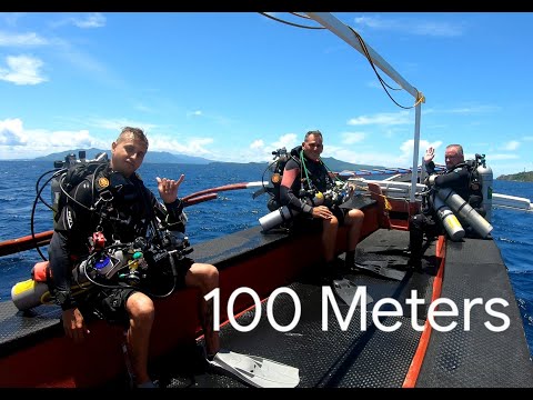 100 Meter Trimix Tech Dive - Puerto Galera - July 2020