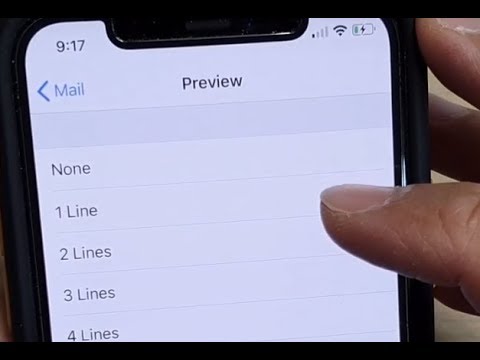 iPhone 11 Pro: How to Change Mail Preview Line Numbers