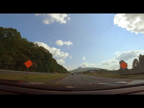 US 52 - Highway Drive Through North Carolina - ASMR Video