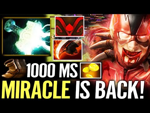 🔥 MIRACLE Bloodseeker Carry — 1000MS + Mjollnir Fastest Monster Chasing Dota 2 Pro