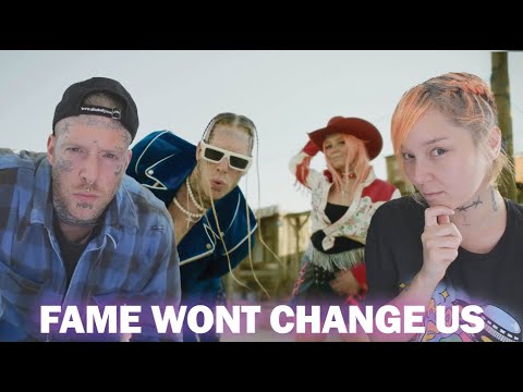 REACTION: SUPER FAMOUS RAPPERS watch their own music video "We Aint Cowboys" @TomMacDonaldOfficial