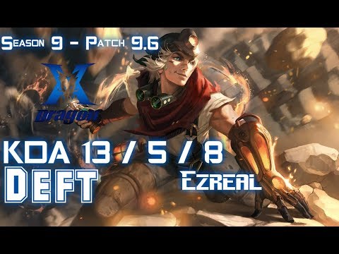 KZ Deft EZREAL vs KAI'SA ADC - Patch 9.6 KR Ranked