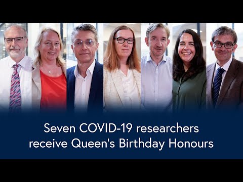 University of Oxford | Seven COVID-19 researchers included on the Queen's Birthday Honours List