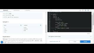400M Race CodeChef solution || Starter 76 codechef contest