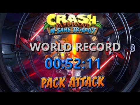 Pack Attack World Record [PS4] 00:52:11 - Crash Bandicoot N Sane Trilogy