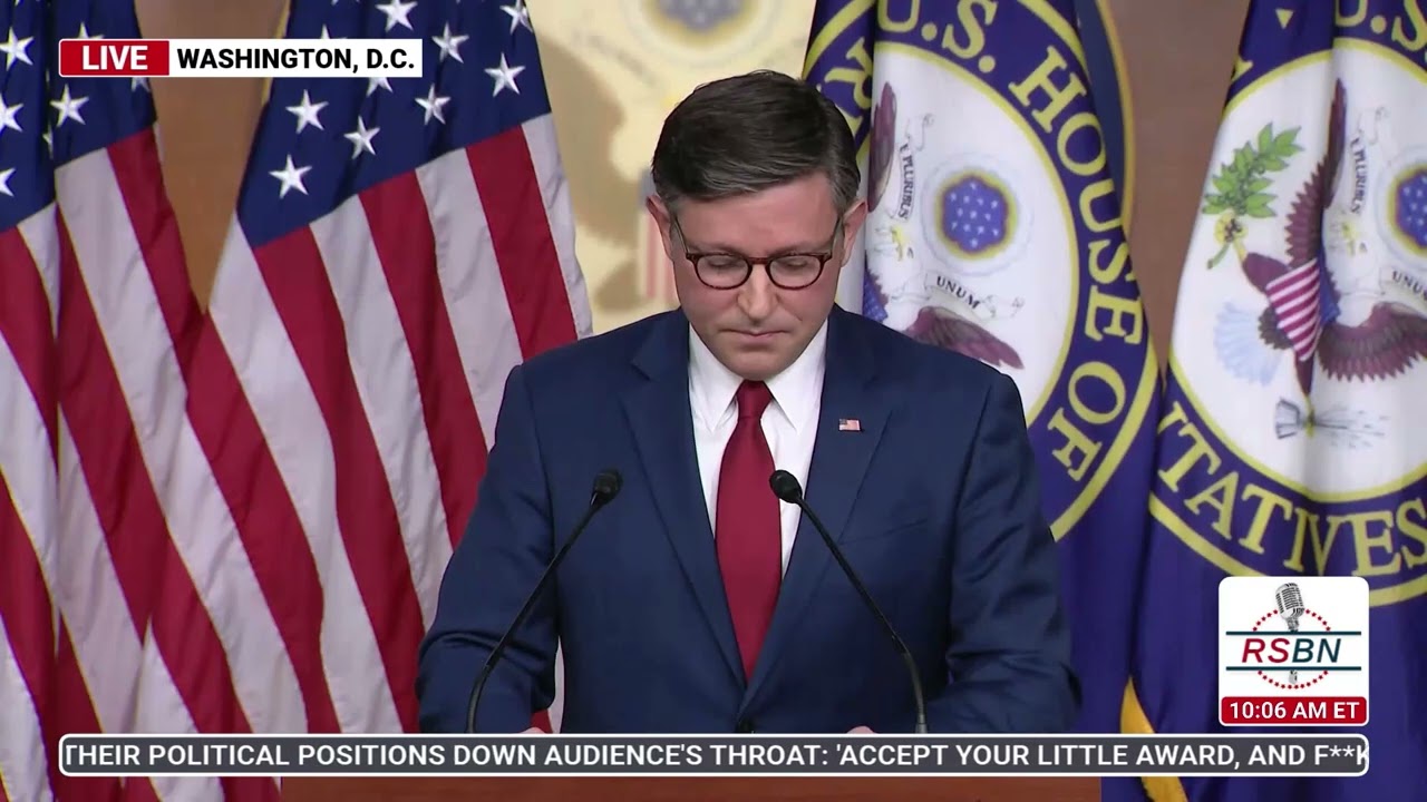 WATCH: Speaker Mike Johnson announces next steps after the Schumer shutdown has finally ended