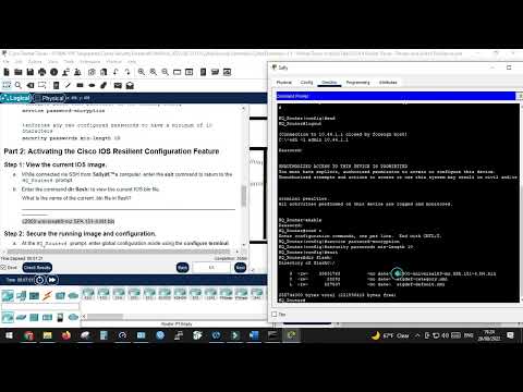 6.2.4.4 Packet Tracer - Router and Switch Resilience.pka